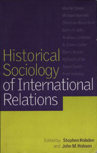 Historical Sociology of International Relations  