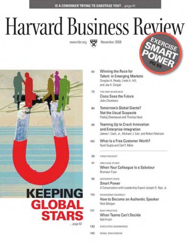 Harvard Business Review - November 2008