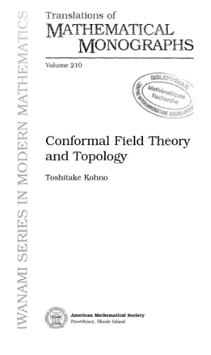 Conformal field theory and topology