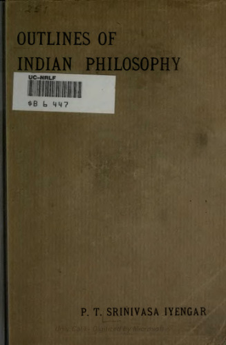 Outlines of Indian philosophy