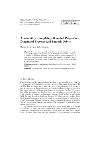 Integral Equations and Operator Theory - Volume 57  Integral Equations and Operator Theory - Volume 57