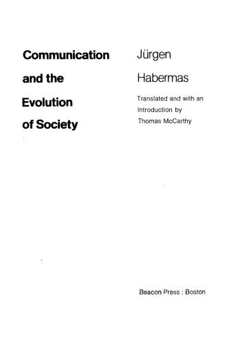 Communication and the Evolution of Society