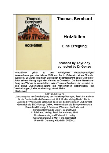 Holzfällen. Eine Erregung