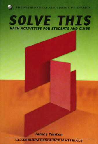 Solve this: math activities for students and clubs