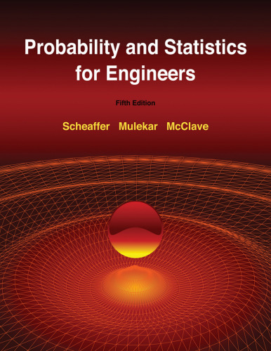 Probability and Statistics for Engineers, 5th Edition