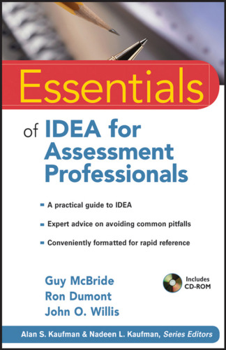 Essentials of IDEA for Assessment Professionals ()