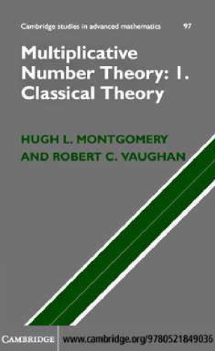 Multiplicative number theory I: Classical theory