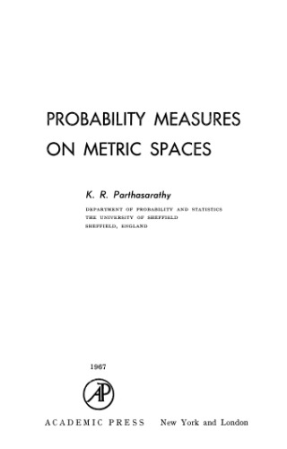 Probability measures on metric spaces