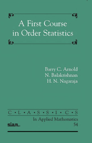A first course in order statistics