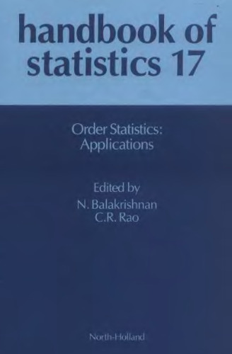 Handbook of Statistics: Order Statistics: Applications