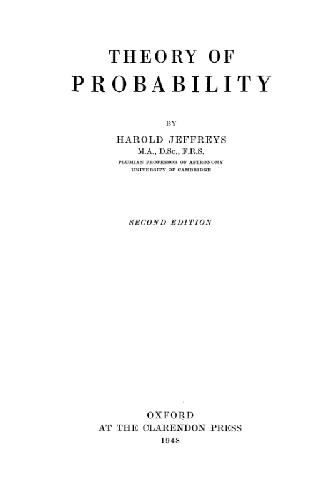 Theory of probability 