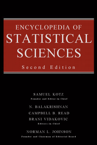 Encyclopedia of Statistical Sciences