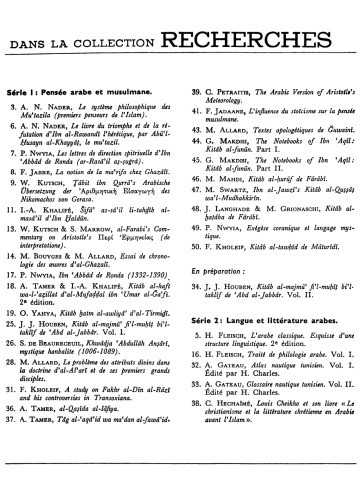 The Theology of al-Shaikh al-Mufid (d. 413-1022)  