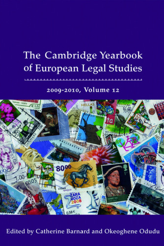 Cambridge Yearbook of European Legal Studies. Volume 12, 2009-2010