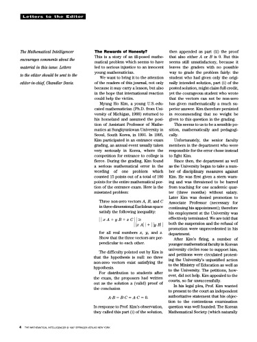 The Mathematical Intelligencer. Volume 19. No 3