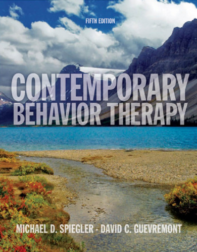 Contemporary Behavior Therapy, 5th Edition  
