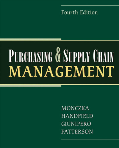 Purchasing and Supply Chain Management  