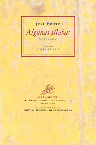 Algunas silabas: Antologia  