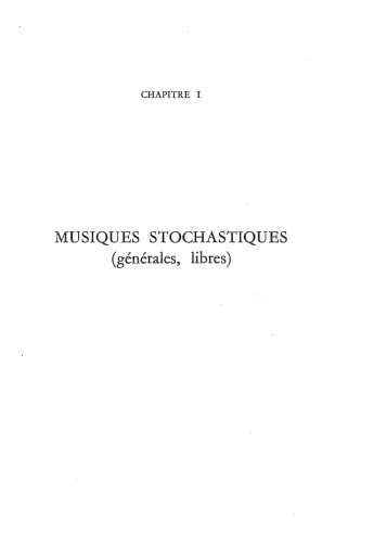 Musiques formelles : Nouveaux principes formels de composition musicale  