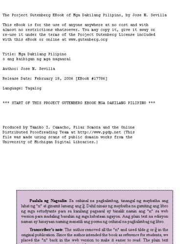 Mga Dakilang Pilipino