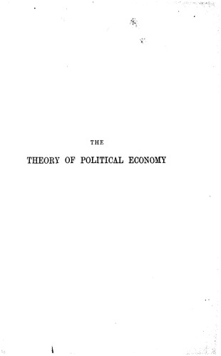 The Theory of Political Economy