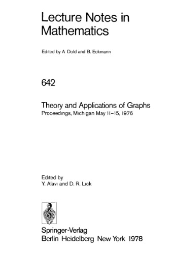 Theory and Applications of Graphs
