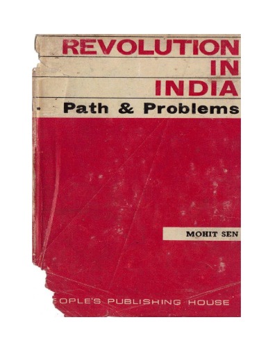 Revolution in India: Path and problems
