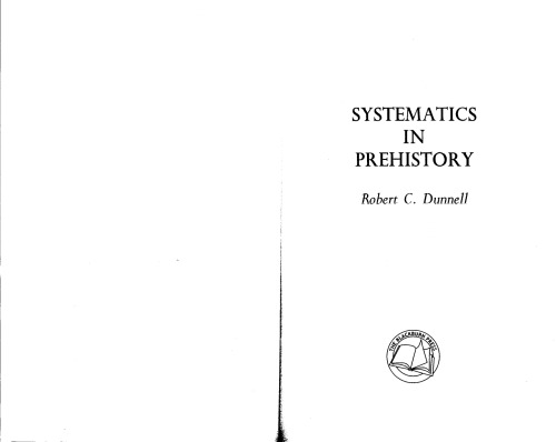 Systematics in Prehistory  