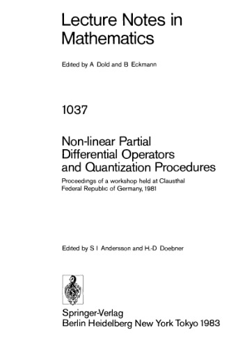 Non-linear Partial Differential Operators and Quantization Procedures