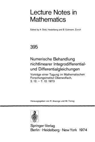 Numerische Behandlung nichtlinearer Integrodifferential- und Differentialgleichungen