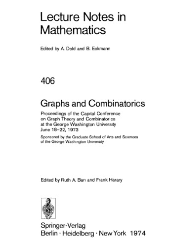 Graphs and Combinatorics