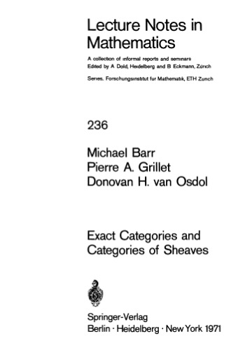 Exact Categories and Categories of Sheaves