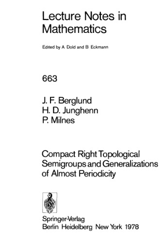 Compact Right Topological Semigroups and Generalizations of Almost Periodicity