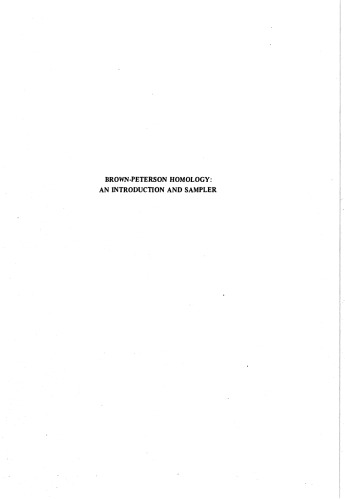 Brown-Peterson homology: an introduction and sampler
