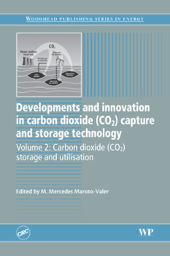 Developments and Innovation in Carbon Dioxide (CO2) Capture and Storage Technology: Volume 2: Carbon Dioxide (CO2) Storage and Utilisation (Woodhead Publishing Series in Energy)