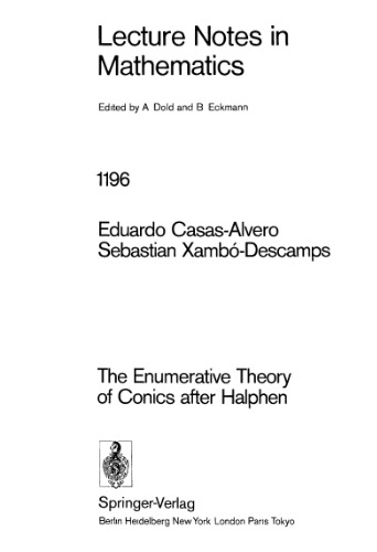 The Enumerative Theory of Conics after Halphen
