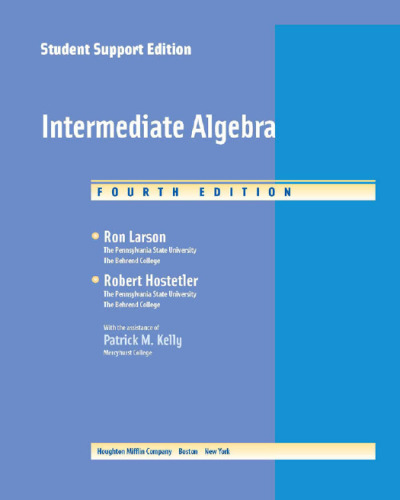 Intermediate Algebra, 4th Edition