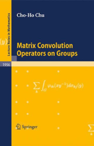 Matrix convolution operators on groups
