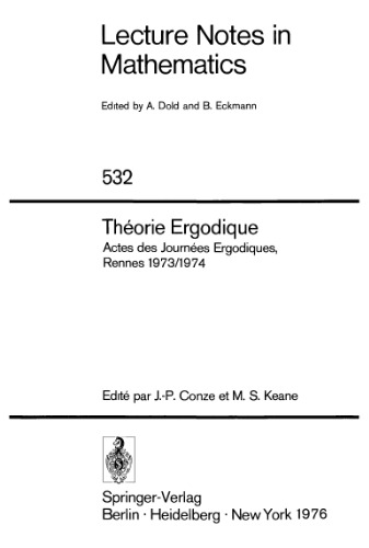 Theorie Ergodique