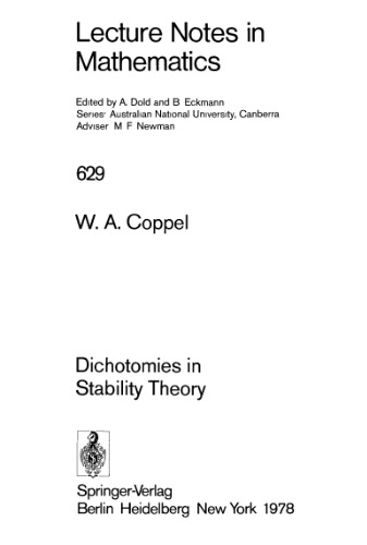 Dichotomies in Stability Theory