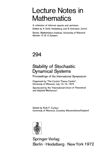 Stability of Stochastic Dynamical Systems