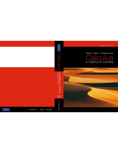 Calculus: A Complete Course, 7th  