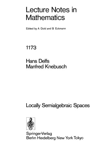 Locally Semialgebraic Spaces