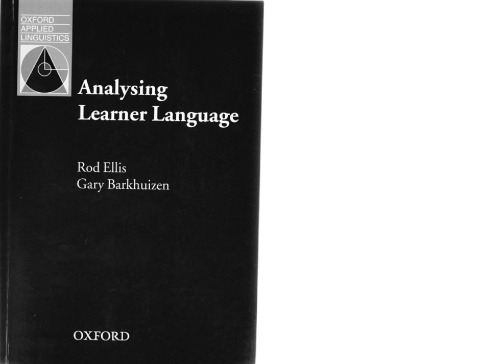 Analysing Learner Language ()
