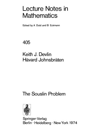 The Souslin Problem