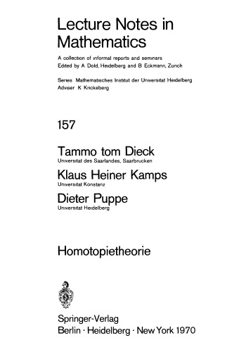 Homotopietheorie