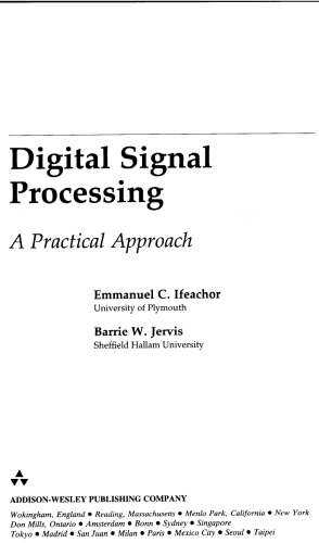 Digital Signal Processing: A Practical Approach (Electronic Systems Engineering)