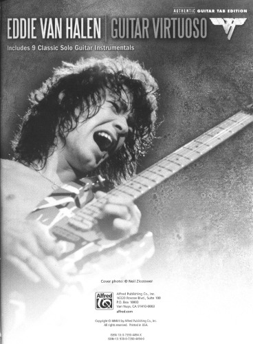 Eddie Van Halen -- Guitar Virtuoso: Includes 9 Classic Solo Guitar Instrumentals (Authentic Guitar TAB)