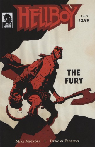 Hellboy The Fury #1 Mike Mignola Cover  