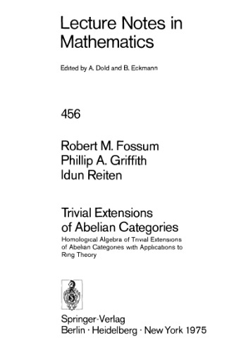 Trivial Extensions of Abelian Categories
